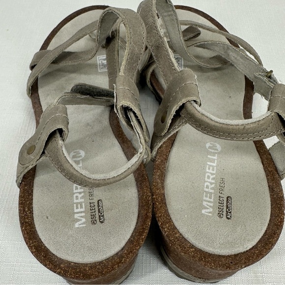 Merrell Women’s size 11 Revalli Aura Gray Wedge Sandals - Picture 6 of 15